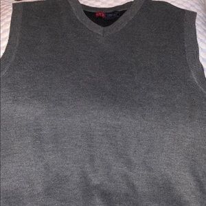V-Neck Vest in dark grey